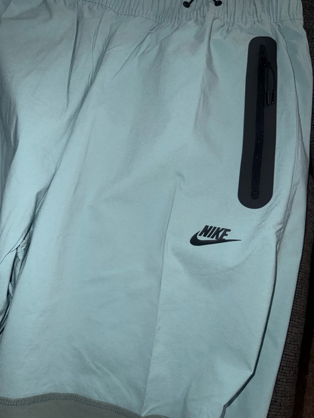 Nike Light Blue and Dark Gray Track Pants - Picture 2 of 5